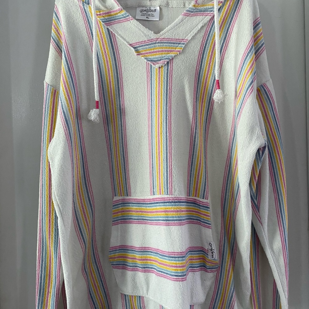 Surf Gear Baja Style Hooded Pullover